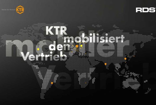 Weltkarte, KTR mobilisiert den Vertrieb