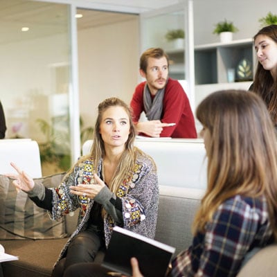 Meeting im Büro