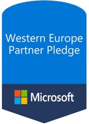 Logo: Microsoft, Western Europe Partner Pledge