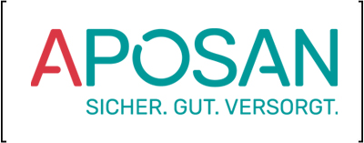 Logo APOSAN, Sicher. Gut. Versorgt – Kunde von RDS CONSULTING